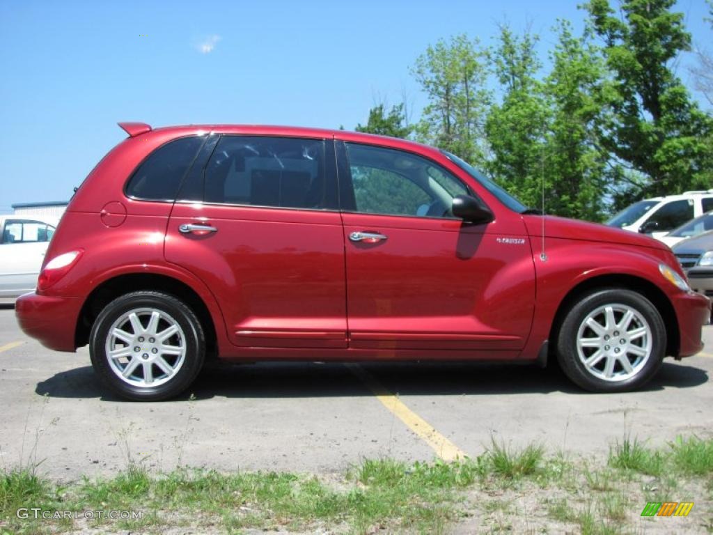 2006 PT Cruiser  - Inferno Red Crystal Pearl / Pastel Slate Gray photo #12