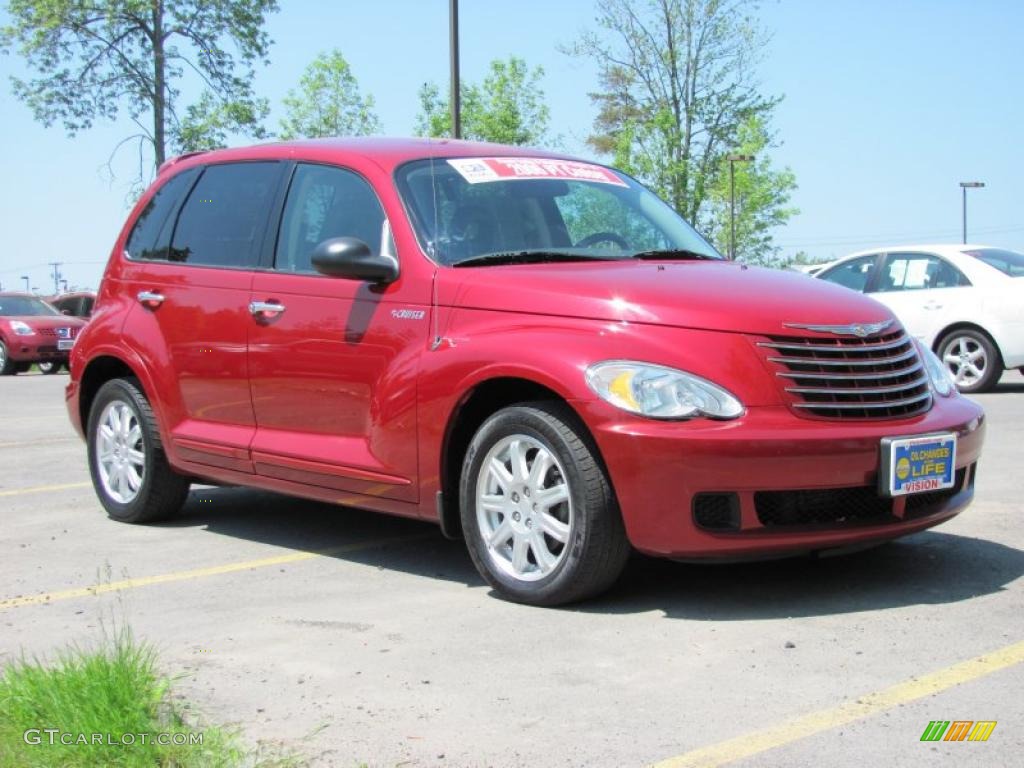 2006 PT Cruiser  - Inferno Red Crystal Pearl / Pastel Slate Gray photo #13