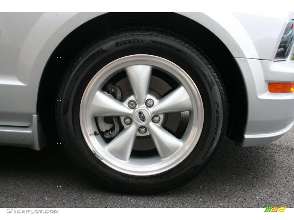 2007 Mustang GT Premium Coupe - Satin Silver Metallic / Dark Charcoal photo #9