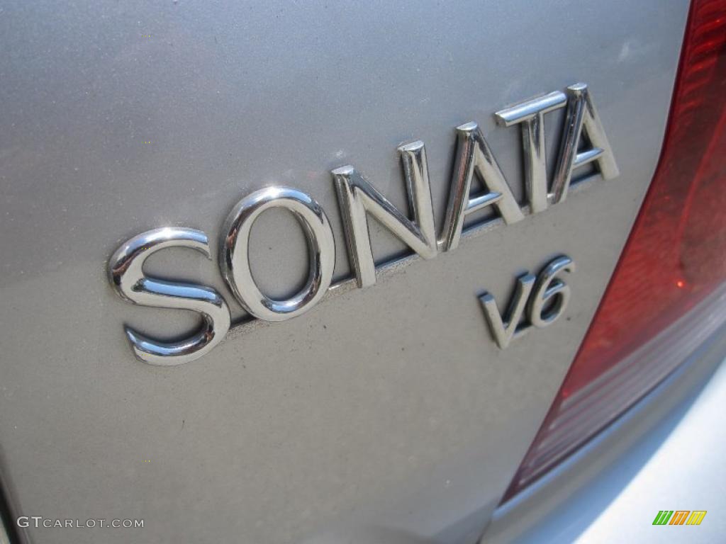 2005 Sonata GLS V6 - Bright Silver / Black photo #4
