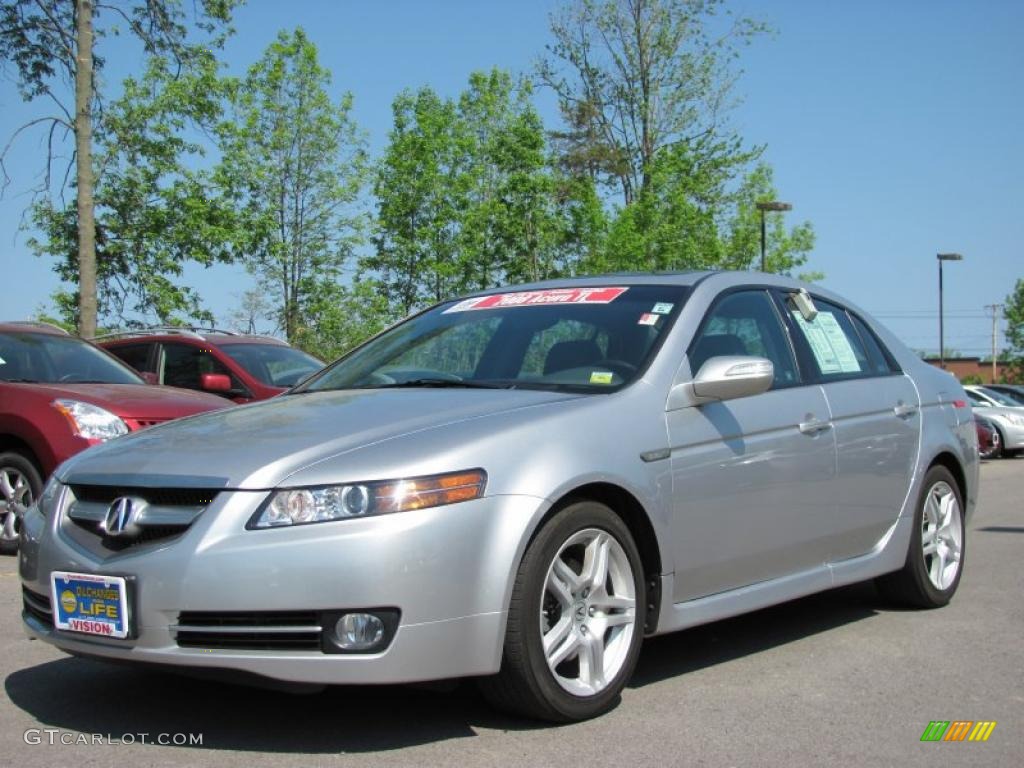 Alabaster Silver Metallic Acura TL