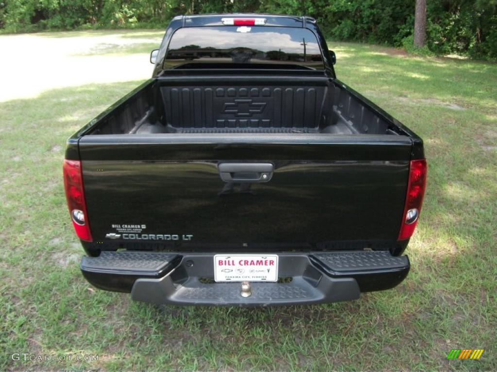 2007 Colorado LT Regular Cab - Black / Very Dark Pewter photo #8