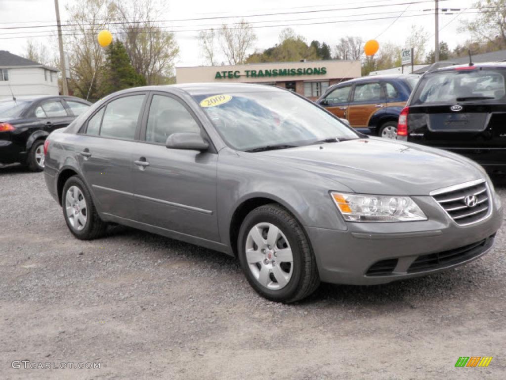 2009 Sonata GLS - Willow Gray / Gray photo #1