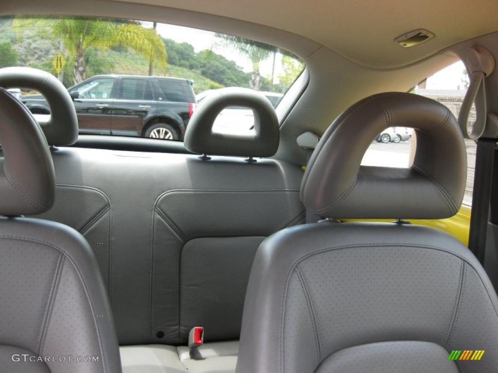 2002 New Beetle GLS Coupe - Yellow / Grey photo #11