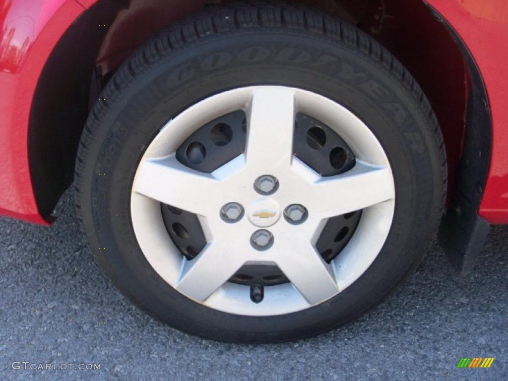 2007 Cobalt LS Coupe - Victory Red / Gray photo #6