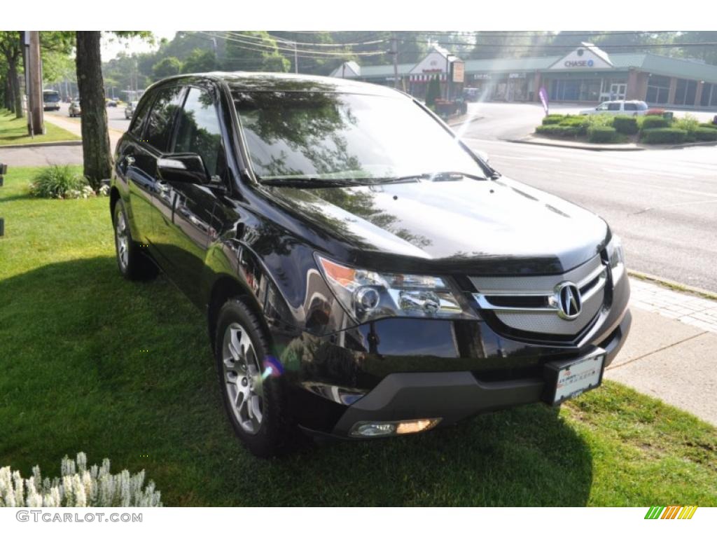 2007 MDX  - Formal Black Pearl / Taupe photo #4