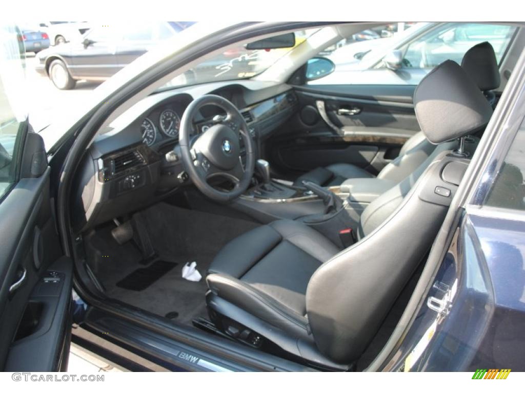 2007 3 Series 335i Coupe - Monaco Blue Metallic / Black photo #2