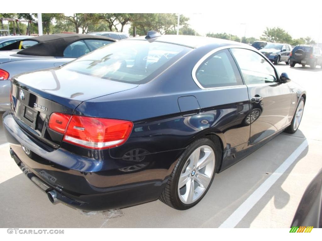 2007 3 Series 335i Coupe - Monaco Blue Metallic / Black photo #4