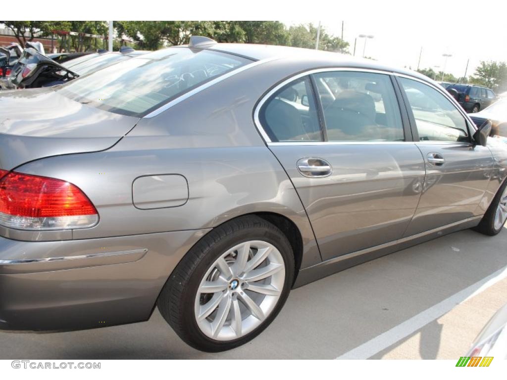 2008 7 Series 750Li Sedan - Titanium Grey Metallic / Flannel Grey photo #4