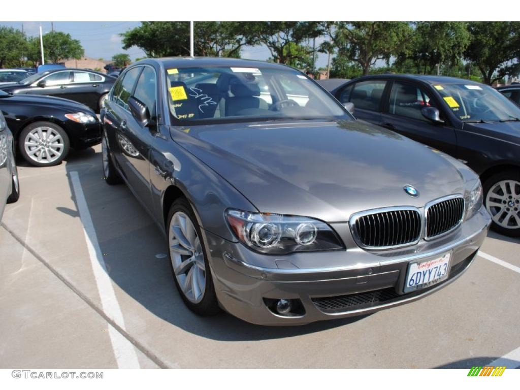 2008 7 Series 750Li Sedan - Titanium Grey Metallic / Flannel Grey photo #5