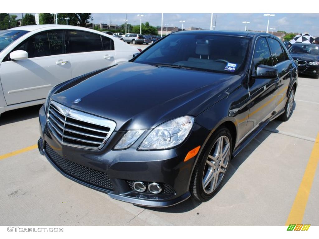 2010 E 350 Sedan - Steel Grey Metallic / Black photo #1