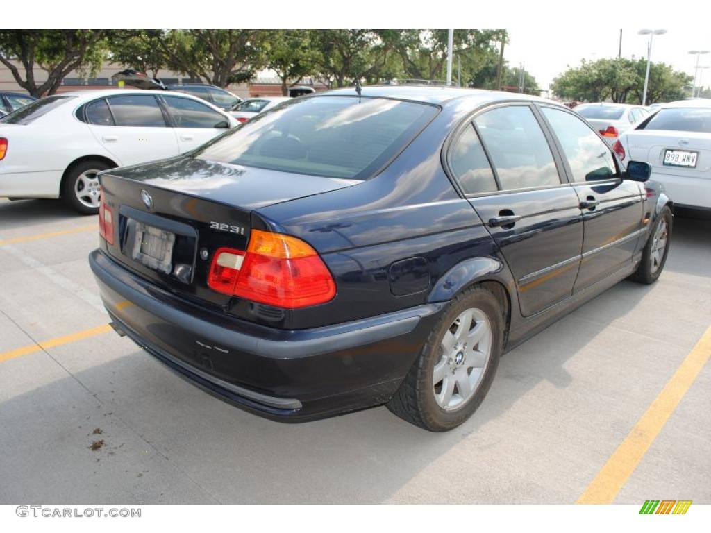 1999 3 Series 323i Sedan - Orient Blue Metallic / Grey photo #4