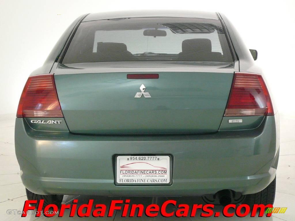2004 Galant ES - Machine Green Metallic / Creme photo #6