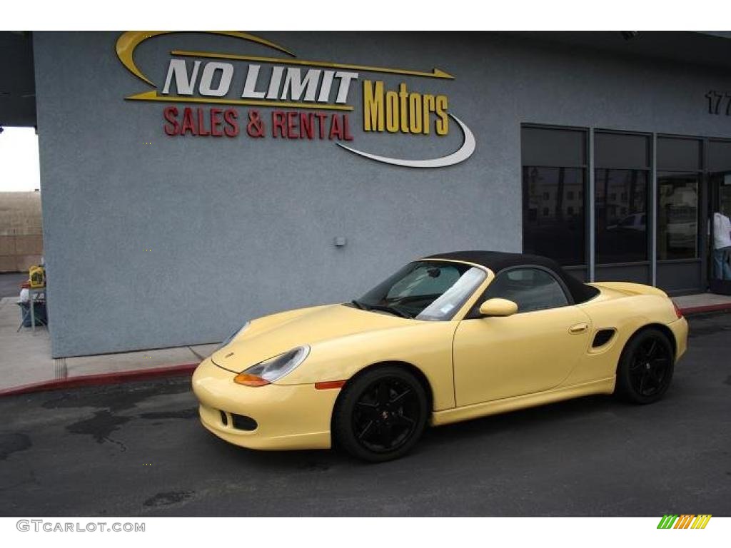 1999 Boxster  - Pastel Yellow / Black photo #2