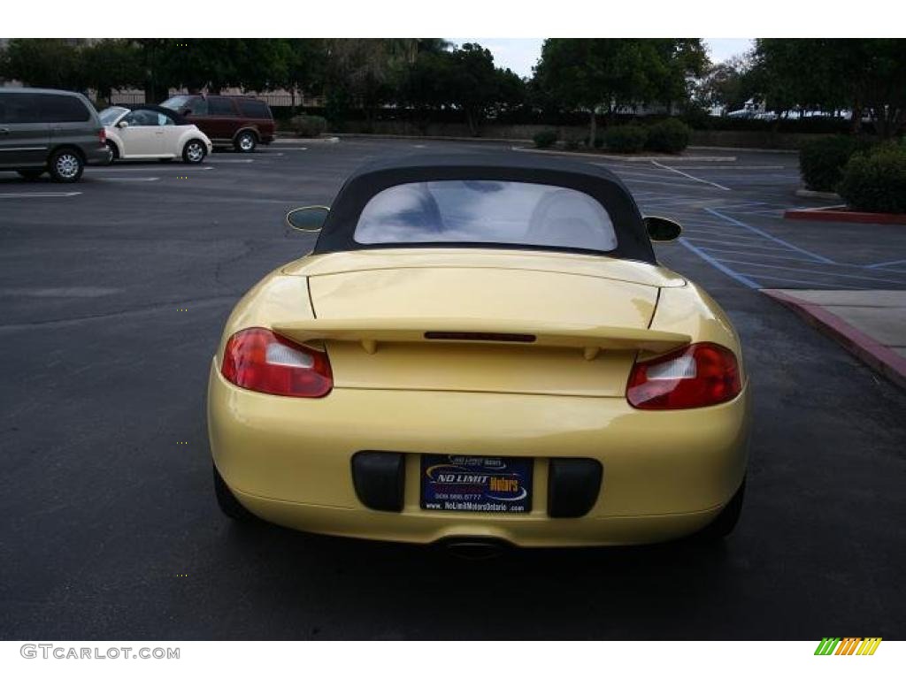 1999 Boxster  - Pastel Yellow / Black photo #4