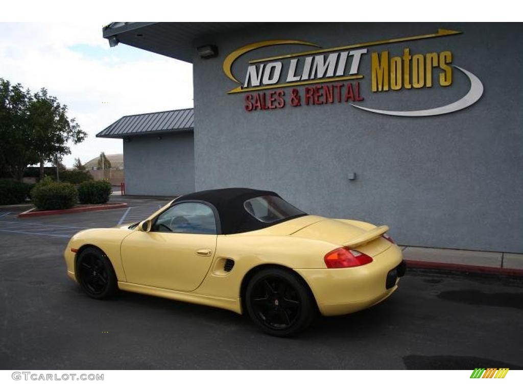 1999 Boxster  - Pastel Yellow / Black photo #6