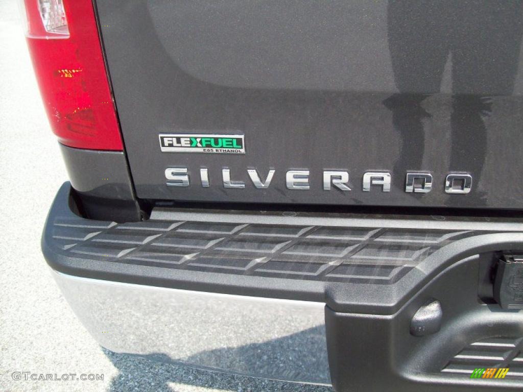 2010 Silverado 1500 LT Extended Cab 4x4 - Taupe Gray Metallic / Dark Titanium photo #11