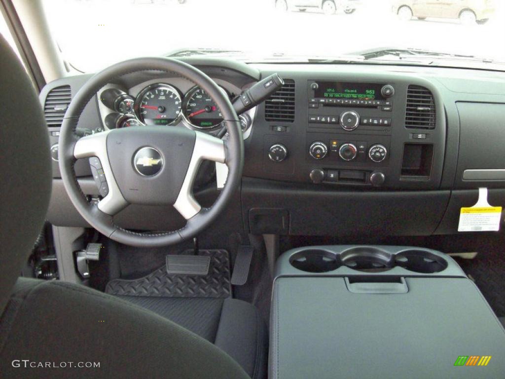 2010 Silverado 1500 LT Extended Cab 4x4 - Taupe Gray Metallic / Dark Titanium photo #19