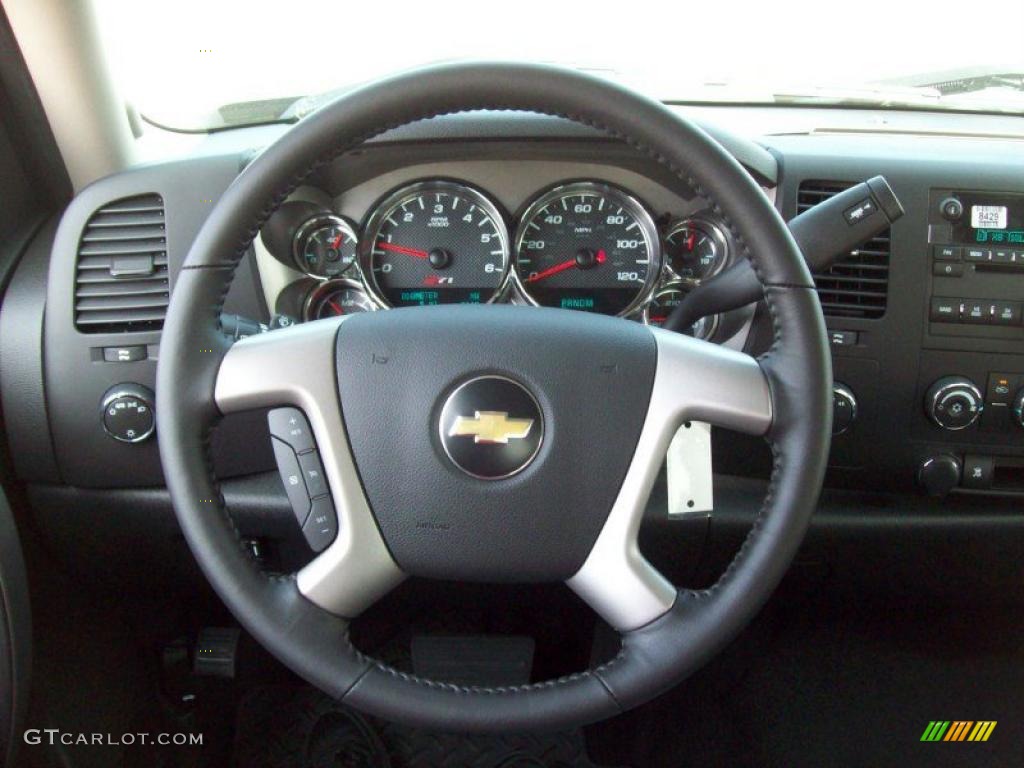 2010 Silverado 1500 LT Extended Cab 4x4 - Taupe Gray Metallic / Dark Titanium photo #20