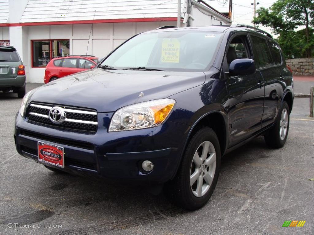 2007 RAV4 Limited 4WD - Nautical Blue Metallic / Ash Gray photo #3