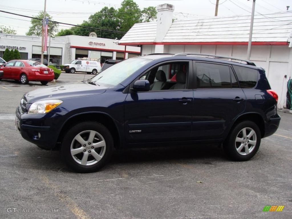 2007 RAV4 Limited 4WD - Nautical Blue Metallic / Ash Gray photo #4
