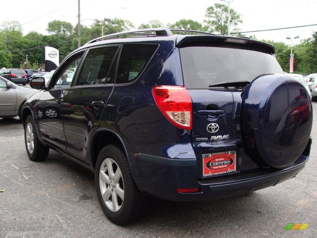 2007 RAV4 Limited 4WD - Nautical Blue Metallic / Ash Gray photo #5