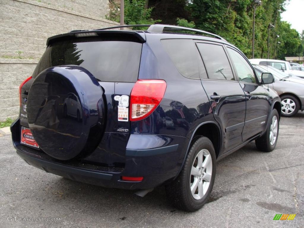 2007 RAV4 Limited 4WD - Nautical Blue Metallic / Ash Gray photo #7