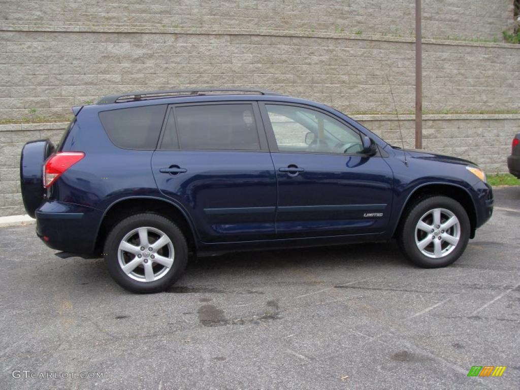 2007 RAV4 Limited 4WD - Nautical Blue Metallic / Ash Gray photo #9