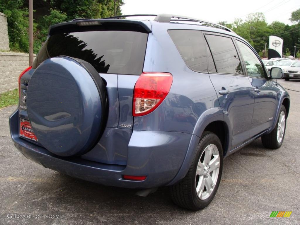 2007 RAV4 Sport 4WD - Pacific Blue Metallic / Dark Charcoal photo #7