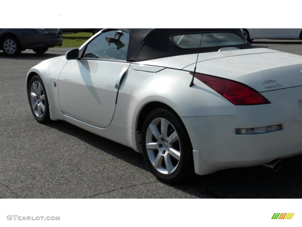 2005 350Z Touring Roadster - Pikes Peak White Pearl / Frost photo #4