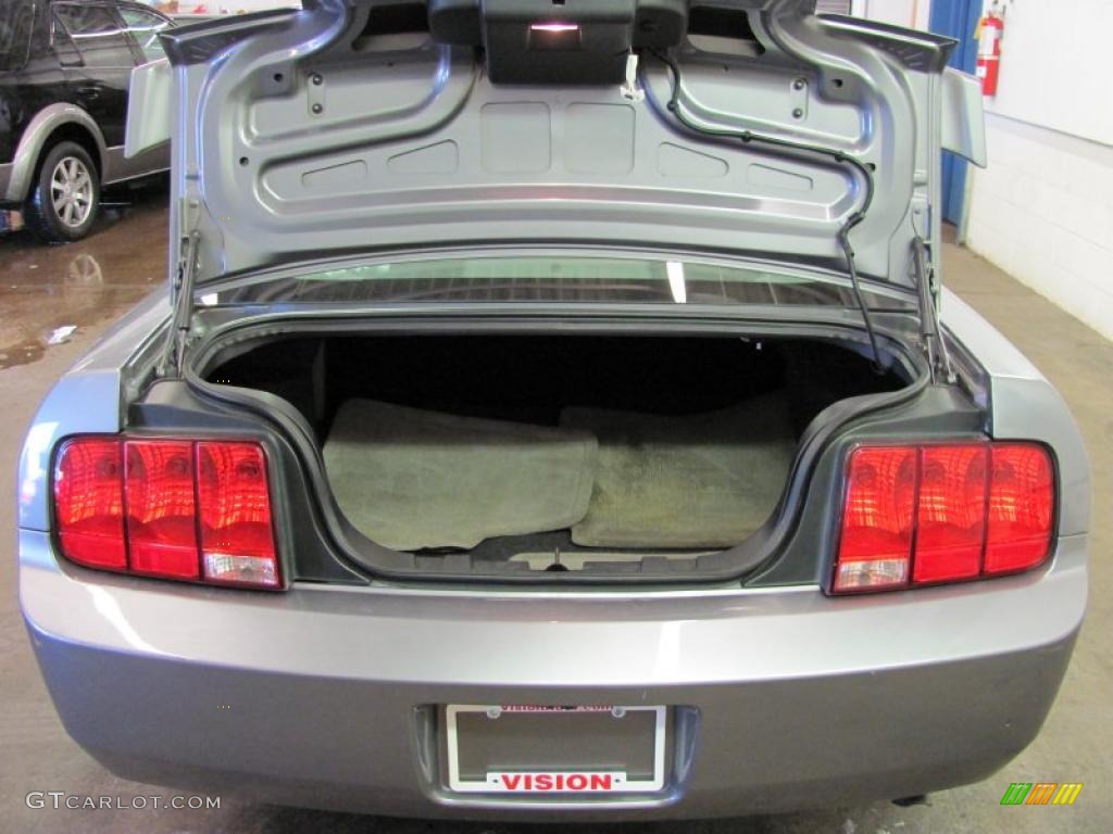 2006 Mustang V6 Premium Coupe - Tungsten Grey Metallic / Light Graphite photo #8