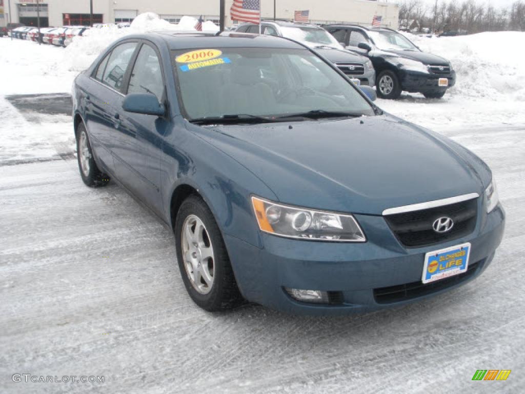 2006 Sonata GLS - Aquamarine Pearl / Gray photo #1