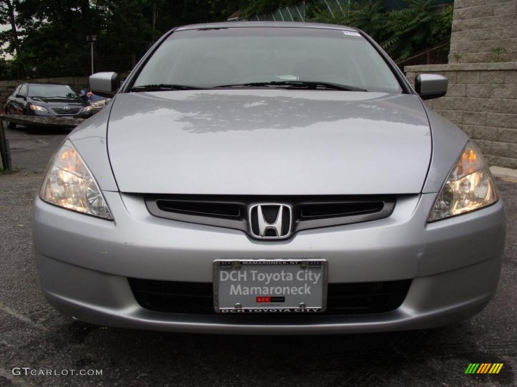2003 Accord EX V6 Sedan - Satin Silver Metallic / Black photo #2