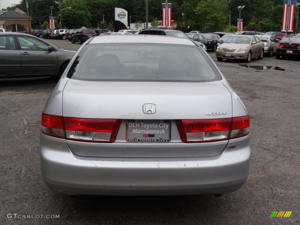 2003 Accord EX V6 Sedan - Satin Silver Metallic / Black photo #6