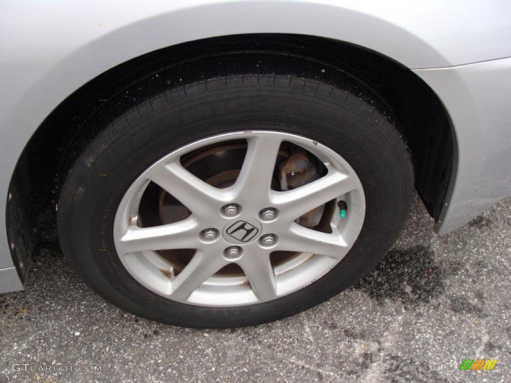 2003 Accord EX V6 Sedan - Satin Silver Metallic / Black photo #10