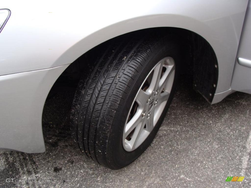 2003 Accord EX V6 Sedan - Satin Silver Metallic / Black photo #14