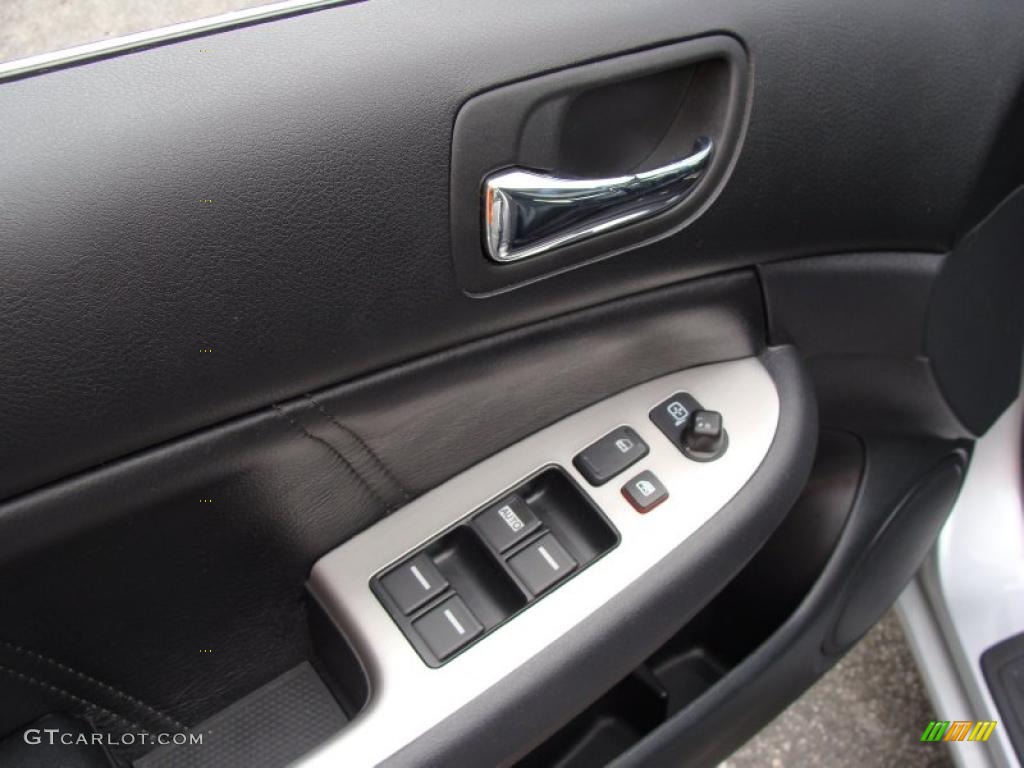 2003 Accord EX V6 Sedan - Satin Silver Metallic / Black photo #16
