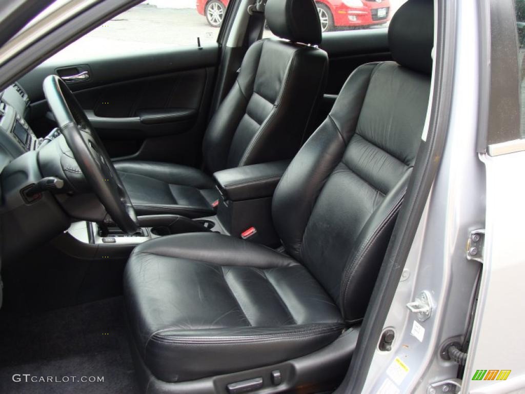 2003 Accord EX V6 Sedan - Satin Silver Metallic / Black photo #20