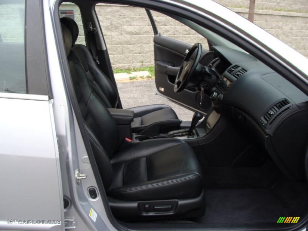 2003 Accord EX V6 Sedan - Satin Silver Metallic / Black photo #21