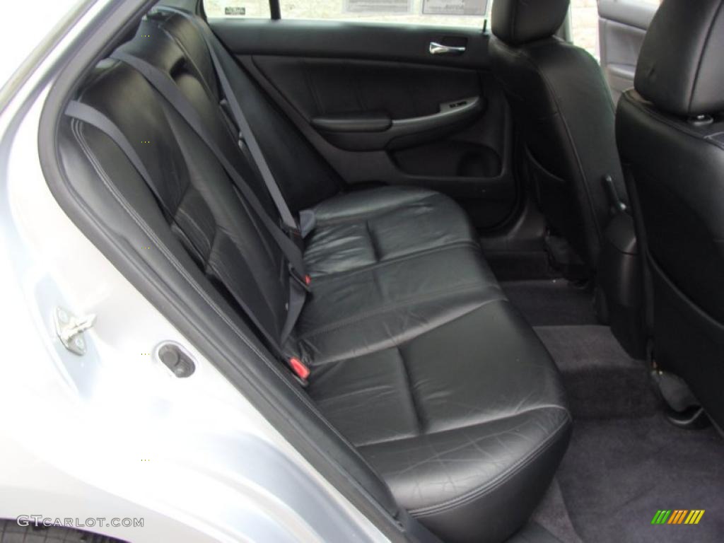 2003 Accord EX V6 Sedan - Satin Silver Metallic / Black photo #22