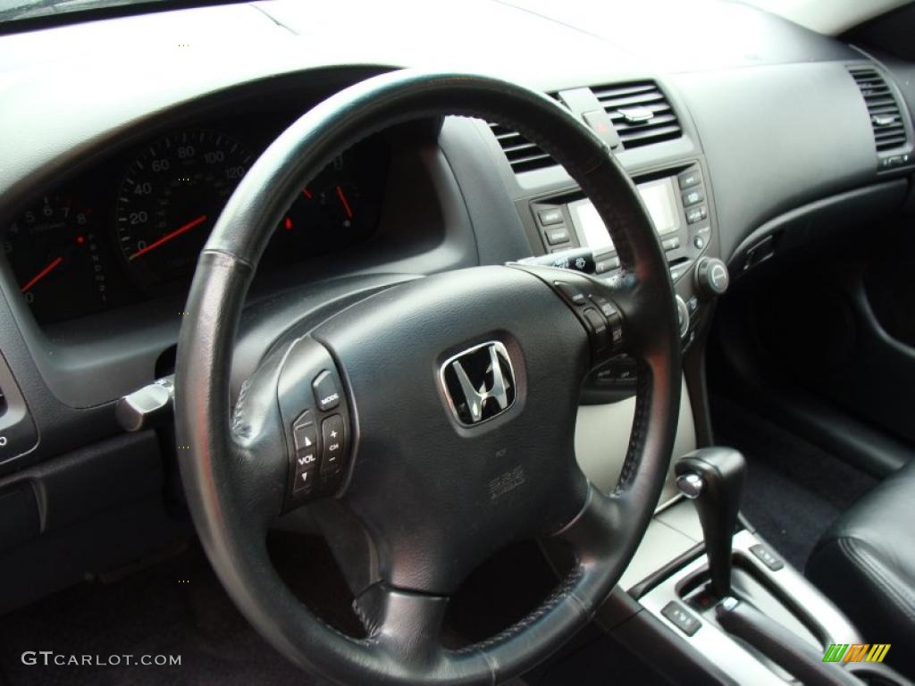 2003 Accord EX V6 Sedan - Satin Silver Metallic / Black photo #25