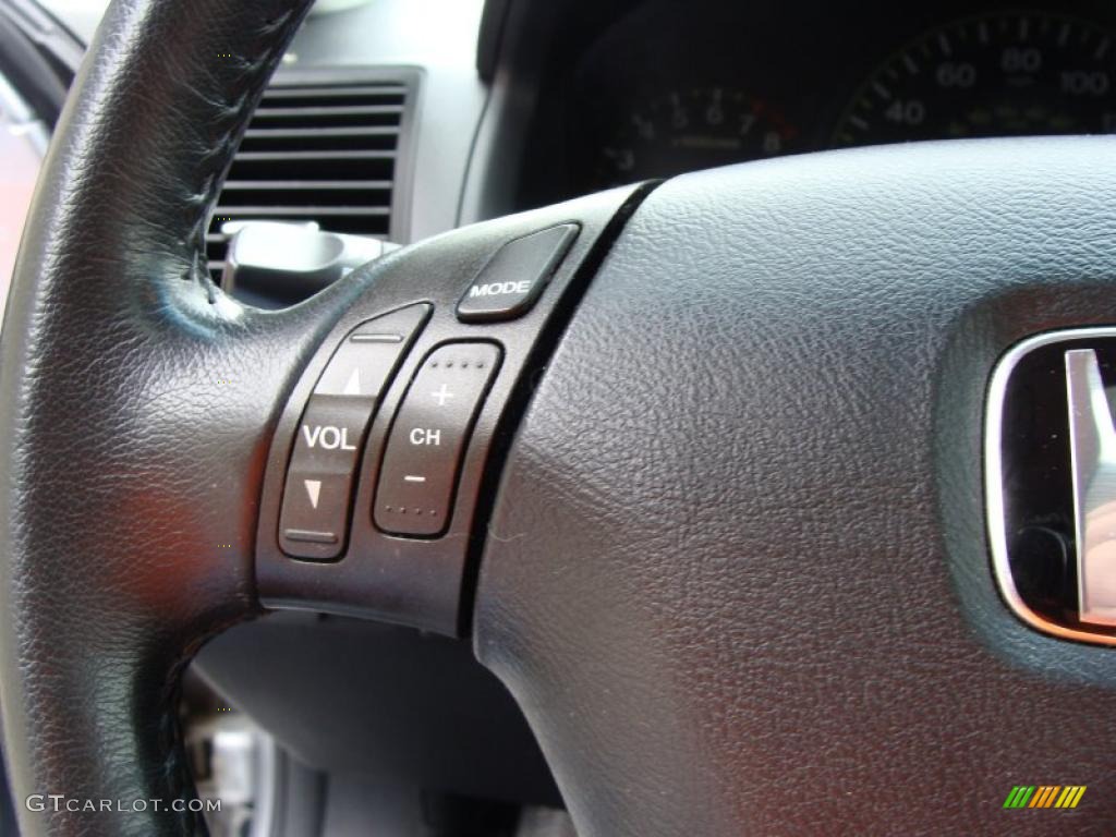 2003 Accord EX V6 Sedan - Satin Silver Metallic / Black photo #26