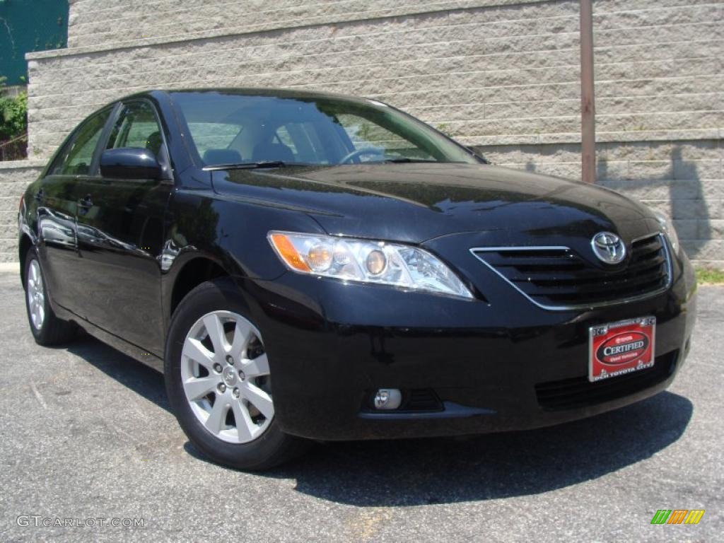 2007 Camry XLE - Black / Ash photo #1