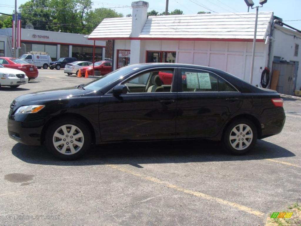 2007 Camry XLE - Black / Ash photo #4