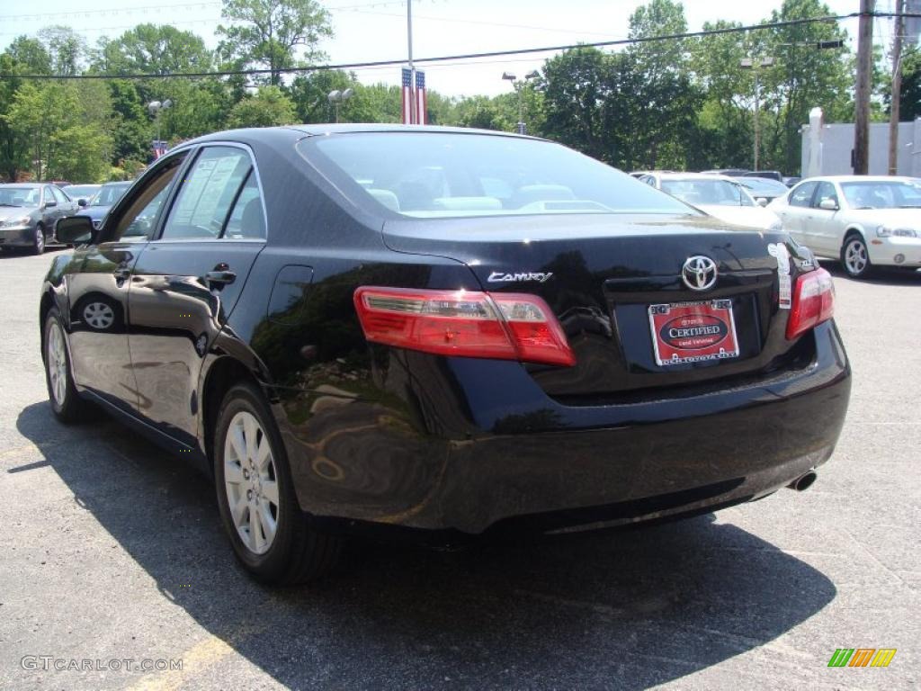 2007 Camry XLE - Black / Ash photo #5