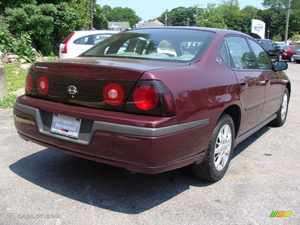 2004 Impala  - Berry Red Metallic / Medium Gray photo #8