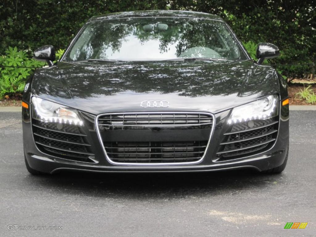 2009 R8 4.2 FSI quattro - Phantom Black Pearl Effect / Black Alcantara/Leather photo #3