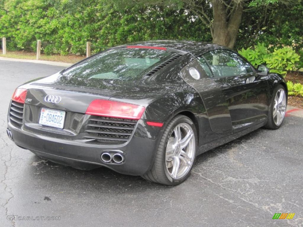 2009 R8 4.2 FSI quattro - Phantom Black Pearl Effect / Black Alcantara/Leather photo #6