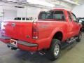 2004 Red Ford F350 Super Duty XLT SuperCab 4x4  photo #2