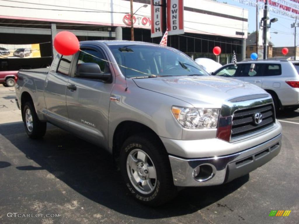 2008 Tundra SR5 TRD Double Cab 4x4 - Silver Sky Metallic / Graphite Gray photo #6